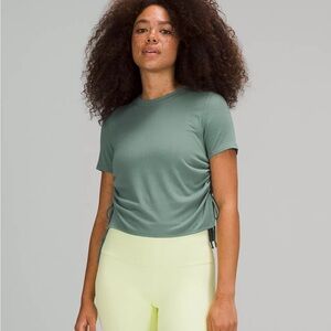 Lululemon Side Cinched Ribbed T-Shirt